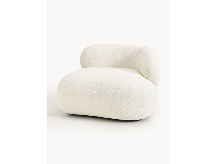 Fauteuil lounge en bouclette Alba