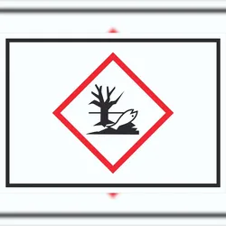HB-Druck Schild Gewässergefährdend Symbol Verunreinigung von Wasser A5 (148x210mm)