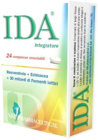 Abi Pharmaceutical Ida Integratore di Fermenti Lattici 24 Compresse Orosolubili