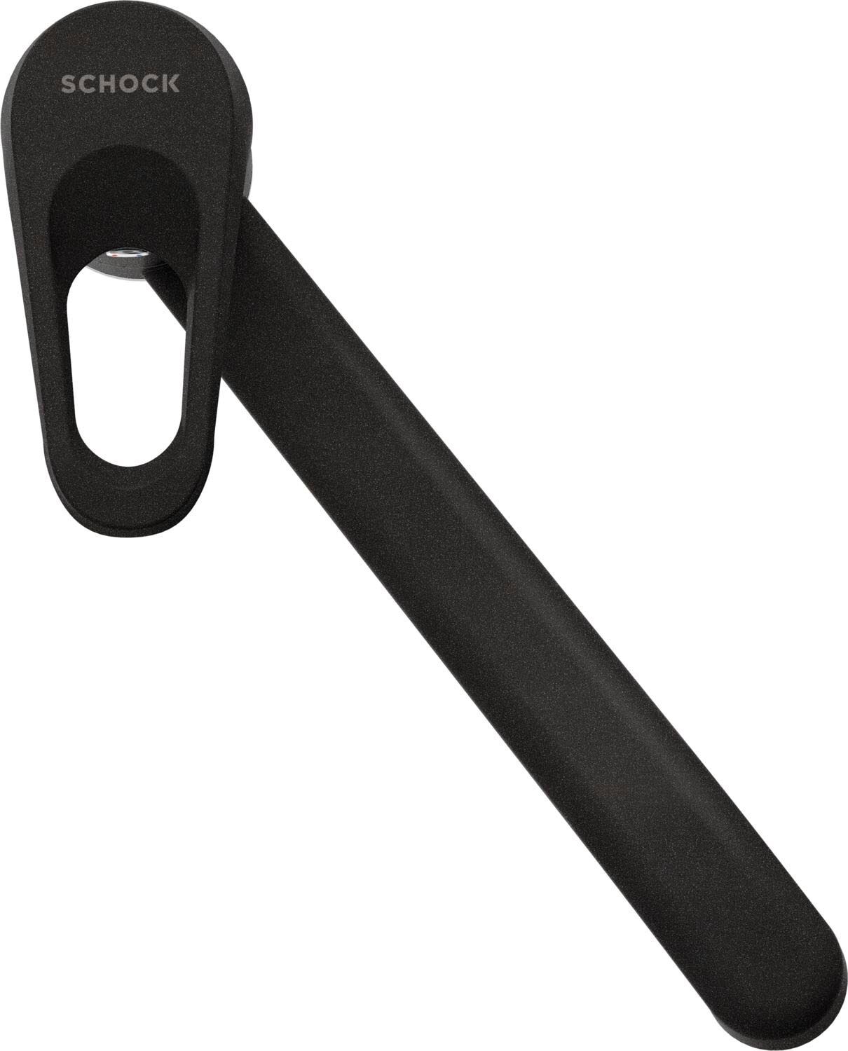 Küchenarmatur SCHOCK "COSMO", grau (anthrazit), B:21,6cm H:16,8cm Ø:4,9cm, Messing, Armaturen, Küchenarmatur, Festauslauf, Wasserspar-Perlator, Schwenkbereich 360