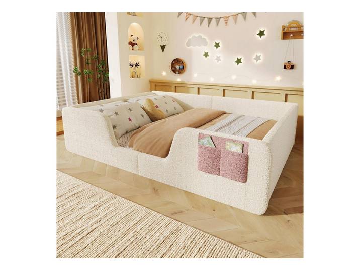 LuxusKollektion Kinderbett Kinderbett 90x190 mit Gitter