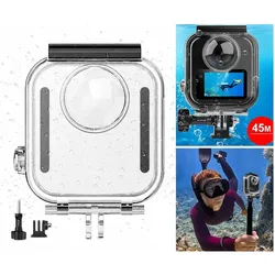 Puluz Obudowa Podwodna Wodoodporna Wodoszczelna Etui Do 45m Do Gopro Max 2 / Max2 / Pu1098t, Action Cam Zubehör
