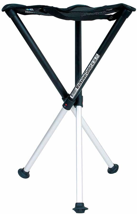 Walkstool Taburete plegable Comfort 65 cm . Negro