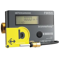 Kompakt-Wärmezähler F90S Solar, Qp 0,6 m3, DN15, 110 mm