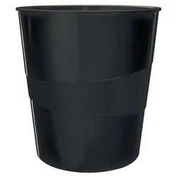 Leitz 5278 WOW Papierkorb 15L Schwarz