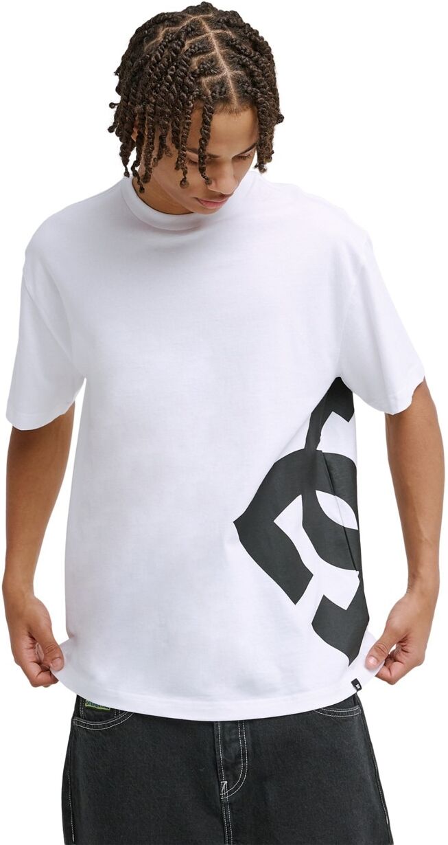 T-Shirt DC SHOES "DC Lanai", Herren, Gr. M, schwarz-weiss (weiß), Obermaterial: 75% Baumwolle, 25% Baumwolle., Shirts T-Shirt weiß M