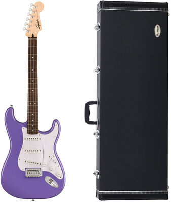 Squier Sonic Strat LRL Ultravi Bundle Ultraviolet