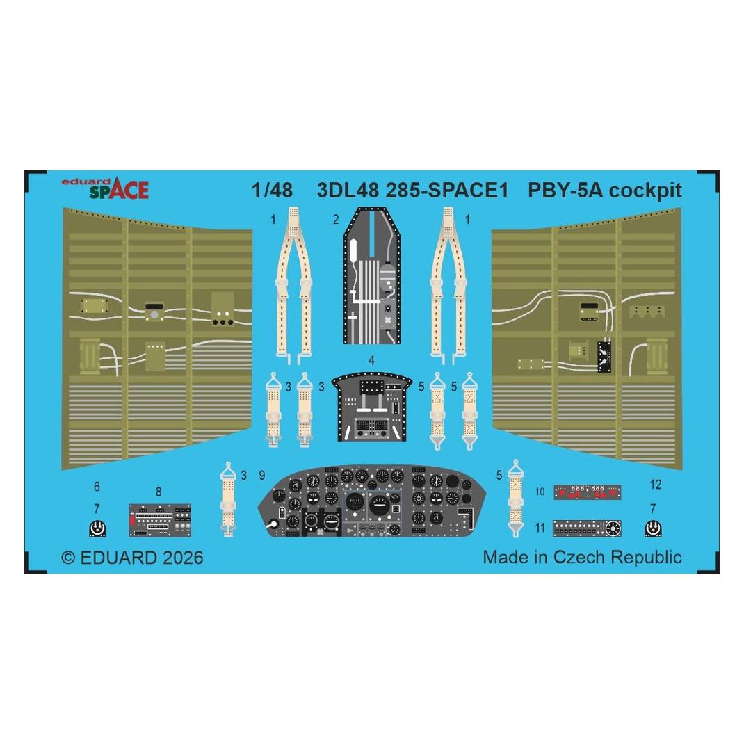 Eduard PBY-5A cockpit SPACE for / Revell (3DL48285)
