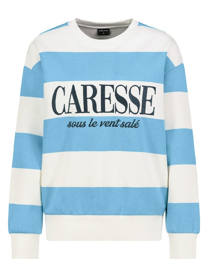 Sublevel Sweatshirt in Hellblau - L