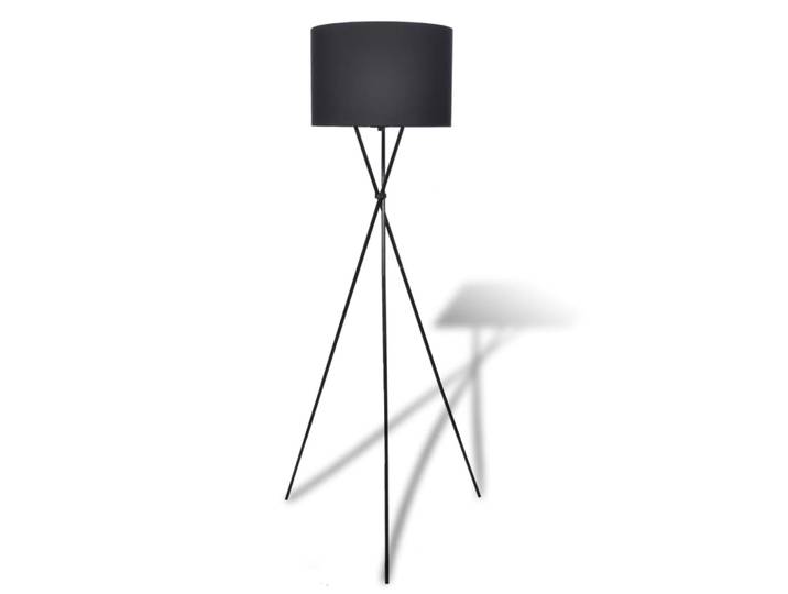 Lampadaire Avec Support Haut Noir Vidaxl