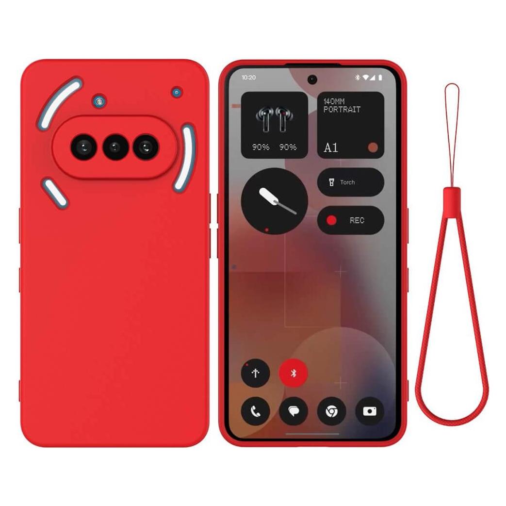 Cover-Discount Nothing Phone (3a) - Silikon Gummi Hülle mit Riemen (Nothing Phone (3a)) (58522620)