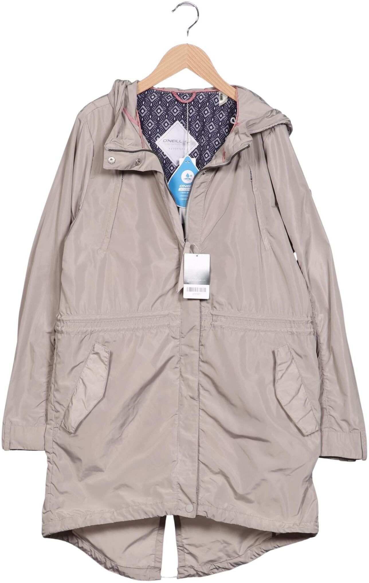 O Neill Damen Mantel, Beige, Gr. L, Synthetik - Second Hand