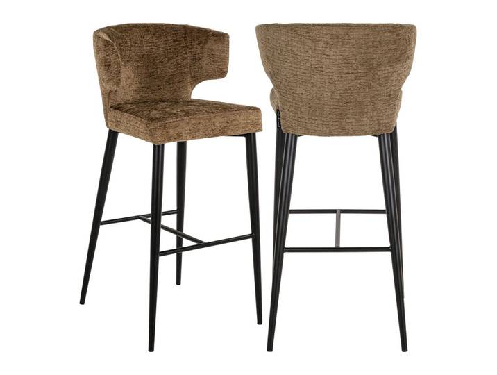 Barhocker Taylor Brandy Fusion mit schwer entflammbarem Bezug