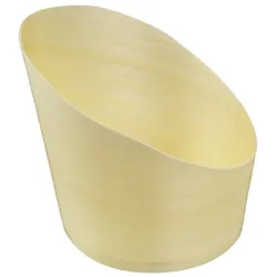 MONOUSO - Amuse Bouche aus Holz 85ml Ø6,2x6,7cm (50 Stück)