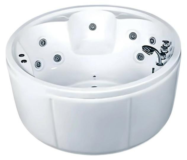 Whirlpool Whirlpool Bubbelbad Hydromassagewanne Spa-Bad 150 x 150 cm