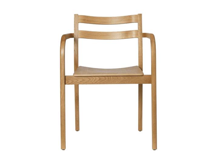 Ferm Living Boda fauteuil avec accoudoirs Natural oak