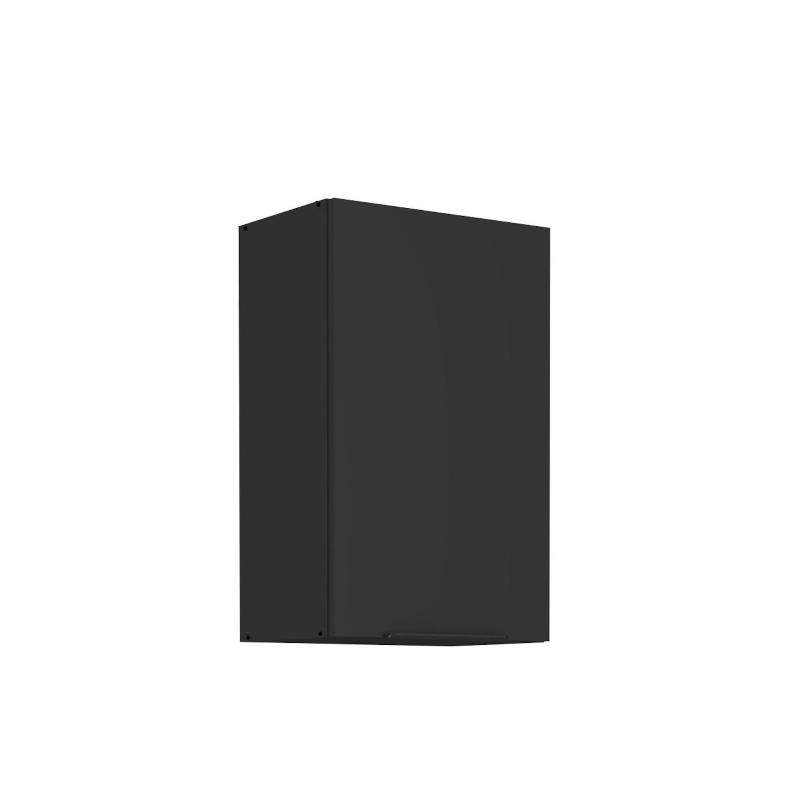 Küchen Hängeschrank 45 cm SIENA Schwarz Küche Küchenzeile Küchenblock