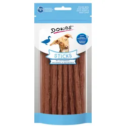 DOKAS 12 x 60g Sticks Entenbrust & Entenherz Hundesnack-Sparpaket