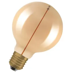 OSRAM E27 LED Vintage Filament Globe 95 Gold Magnetic Style 2,2W wie 12W warmweißes Licht 2700K