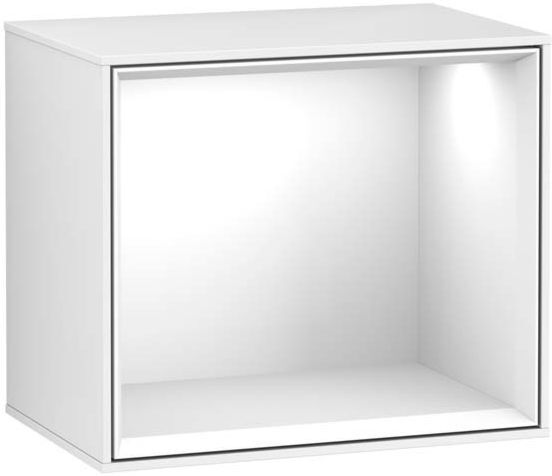 Villeroy und Boch Finion Regalmodul G590GFGF 41,8x35,6cm, Ladestation, Emotion, Regal Glossy White, Glossy white lacquer