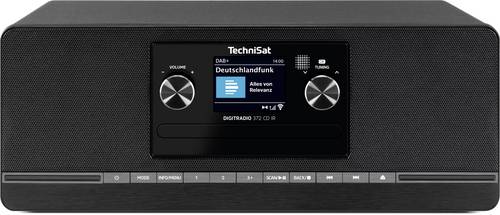 TechniSat DIGITRADIO 372 CD IR, schwarz Internet CD-Radio DAB+, FM Schwarz
