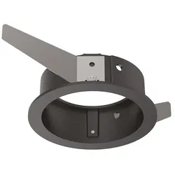 Ideal Lux Einbau-Schraubring für BENTO, mit Rahmen, rund, einfach, schwarz IDEA-287881