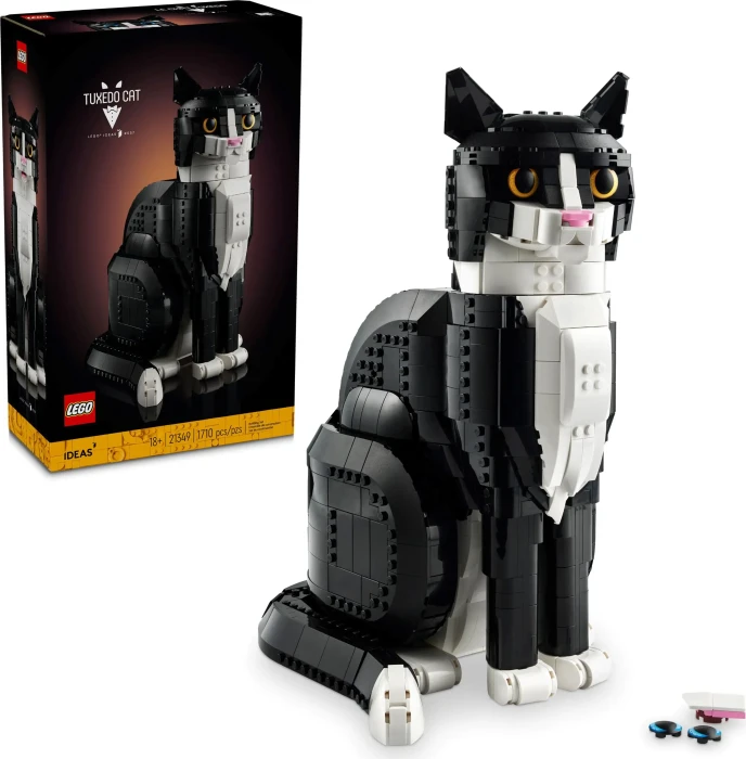LEGO Ideas 21349 Schwarz-weiße Katze