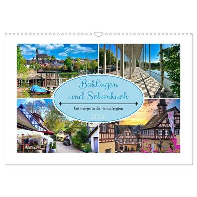 Böblingen und Schönbuch (Wandkalender 2026 DIN A3 quer), CALVENDO Monatskalender