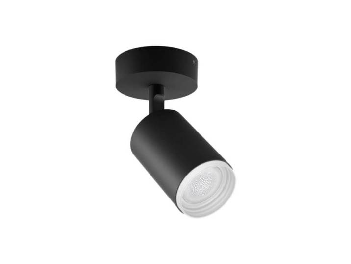 Philips Hue White & Col, Amb, Fugato Spot 1 flg, schwarz 350lm