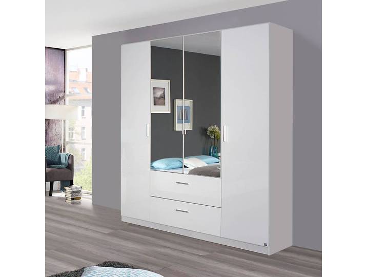 home24 Draaideurkast Passau 181cm wit