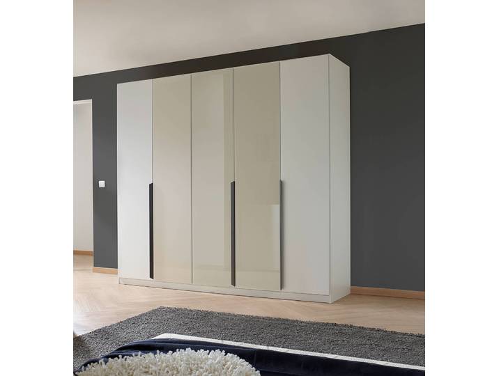 Drehtürenschrank Artemis 226cm Weiß/Kaschmir/Weiß