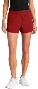 Sport-Tek LST484 Women's Repeat Swift Short in Deep Red size XXL   Polyester