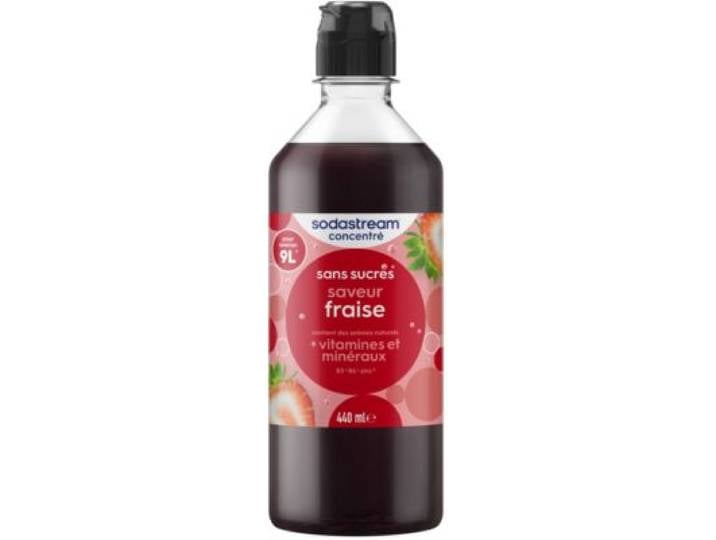 Sodastream - Concentré Saveur Fraise Sans Sucres 440 Ml