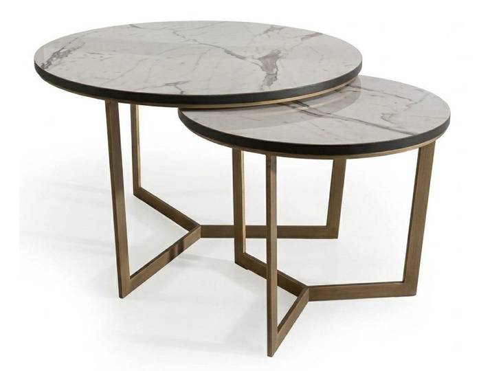 JVmoebel Satztisch 2 moderne Couchtische im stilvollen Design mit eleganter Ausstrahlung