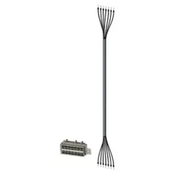 Eaton EP-502128 Systemzubehör NAR, Steuerleitungs-Klemmen Set, Klemme 7-polig + Metallträger + konfektionierte Leitung 500mm lang ZSD-RK7-500-SET