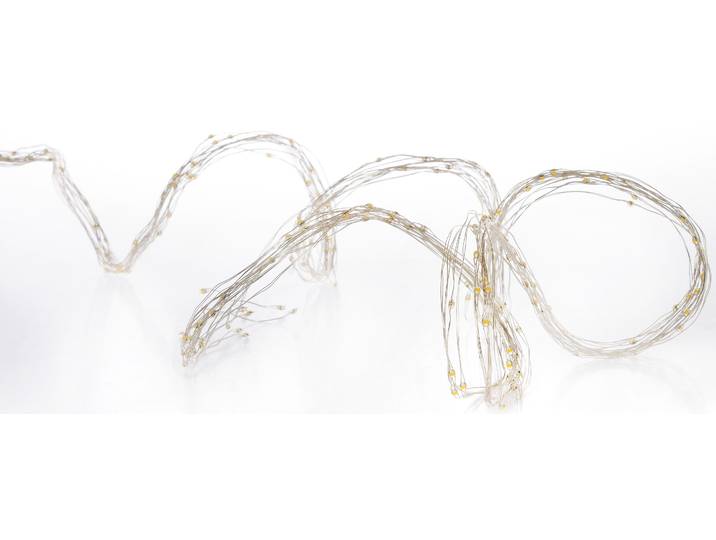 Dekoobjekt LED-Lichterkette, Weihnachtsdeko , silber (silberfarben), MYFLAIR MÖBEL & ACCESSOIRES, Dekofiguren, mit 180 Mikro LEDs, Länge ca. 150 cm, Dekoobjekt