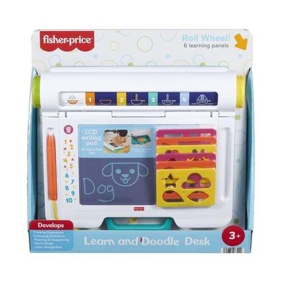 Fisher-Price Lern- und Zeichenbrett, Schreiben und Zeichnen ohne Verwischen Ta