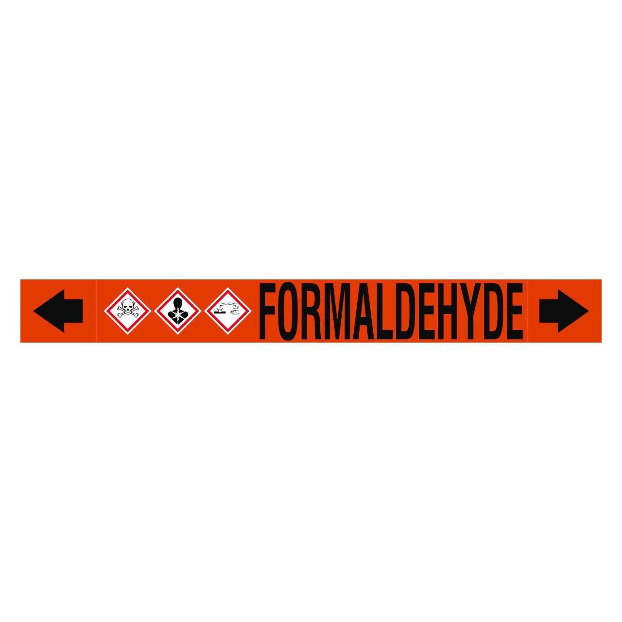 Brady ASME - Rohrmarkierer - Formaldehyde (ASMEPM-100X920MM-FORMALDEHYDE)