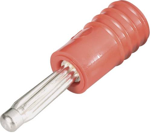 Schnepp ÜS 4020 rt Übergangsstecker Stecker 4mm - Buchse 2mm Rot