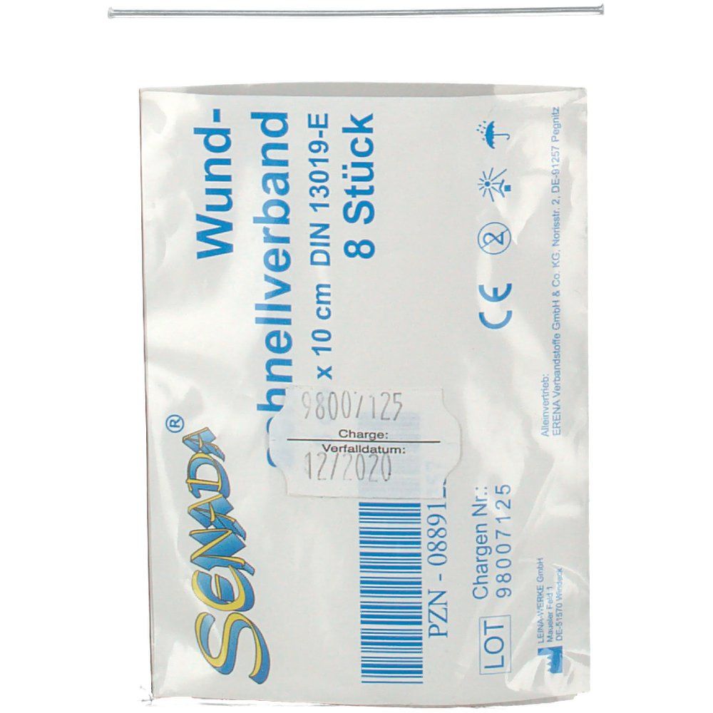 Senada Wundschnellverband 6x10 cm 8 St Verband