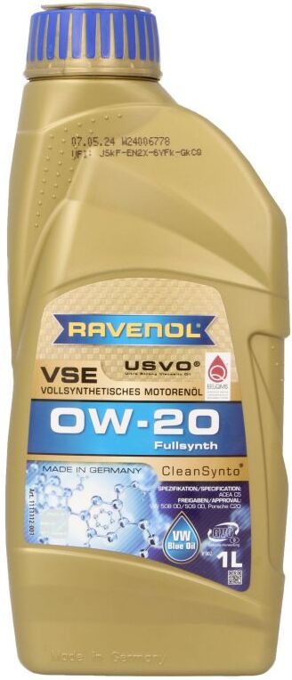 Ravenol Olio motore 1111112 USVO VSE 0W20 1L