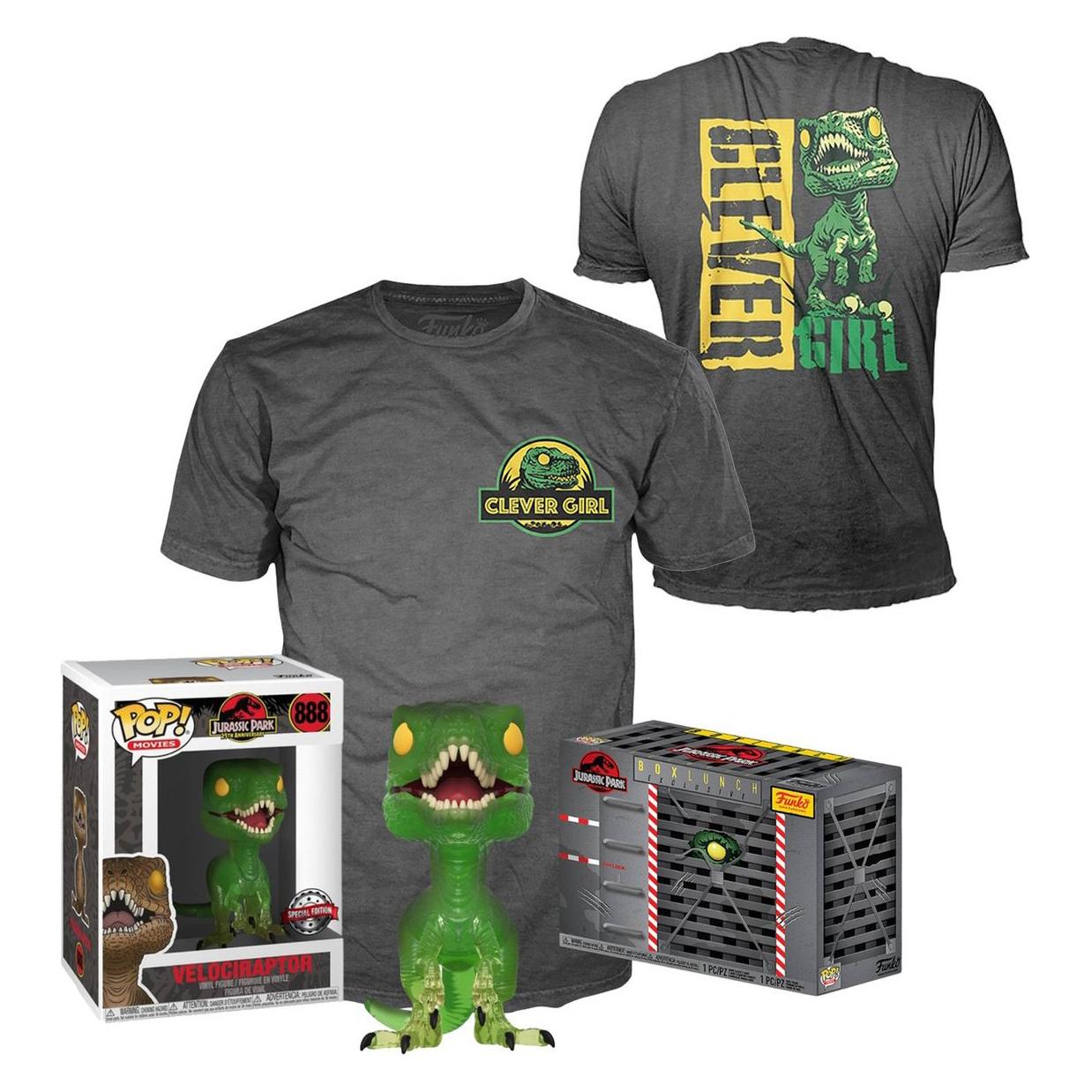 Proxy Funko POP! & Tee - Jurassic Park - Velociraptor Size L (1188056)