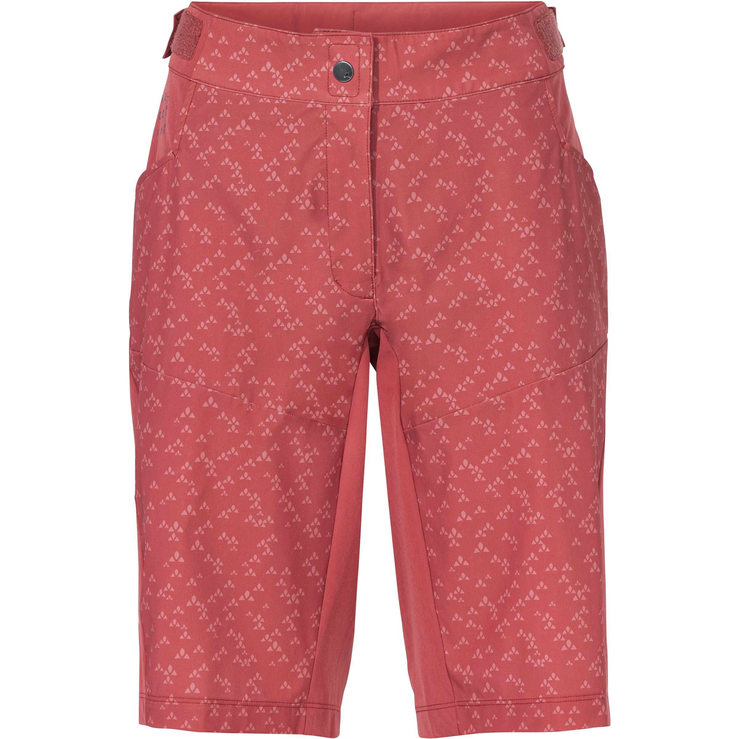 Vaude Ledro Print Radhose kurz Damen Fahrradhose rot Größe XS Mountainbike Elastisch Wasserabweisend