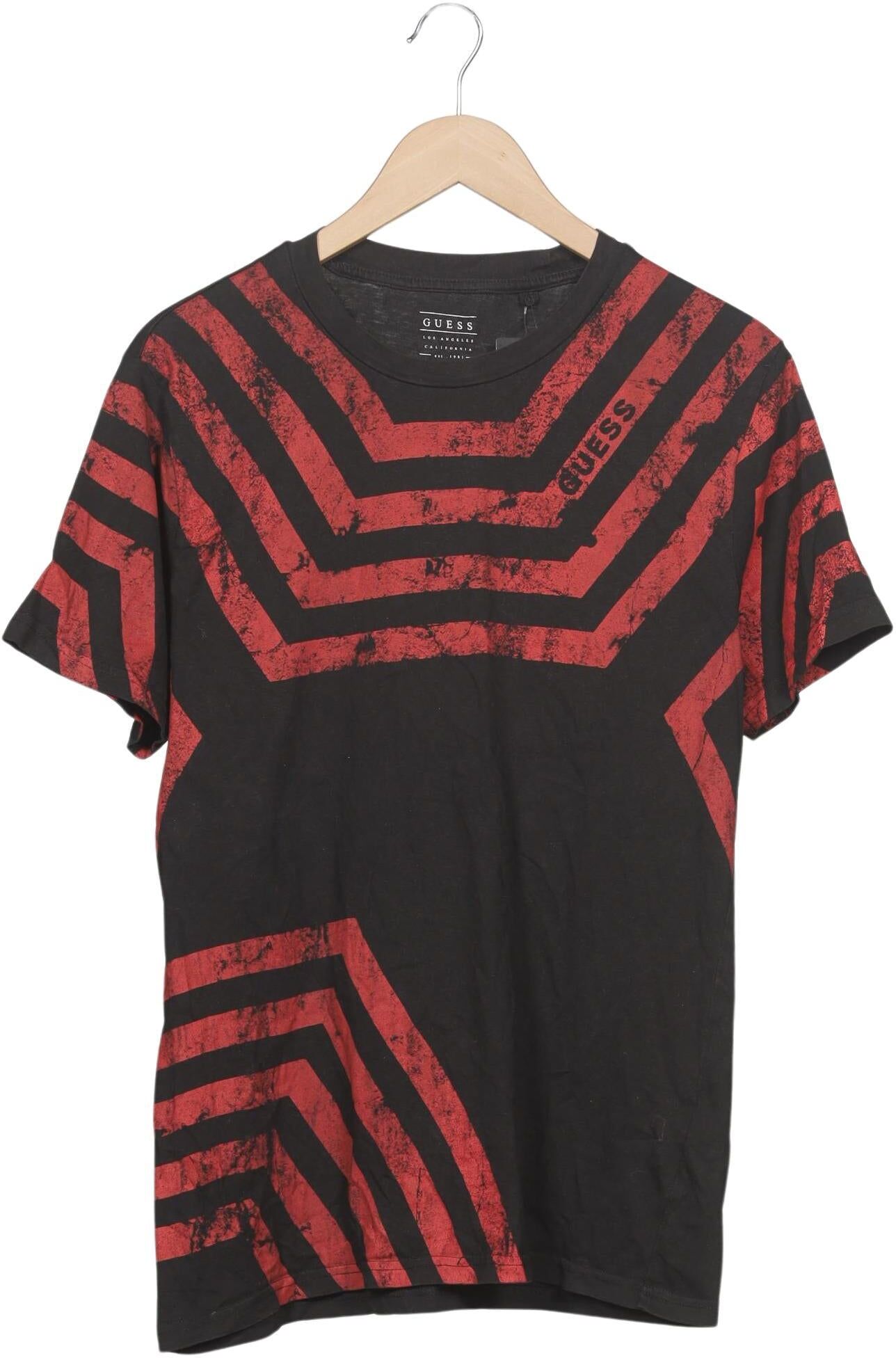 Guess Herren T-Shirt, Mehrfarbig, Gr. EU 52, Baumwolle - Second Hand