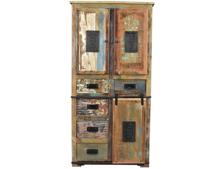 Geschirrschrank Pluto natur Holz B 90 cm