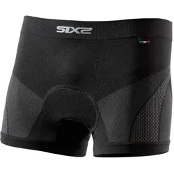 SIXS BOX2 V2 Funktionsboxershorts mit Einsatz Agile Pad Carbon schwarz Gr. M/L