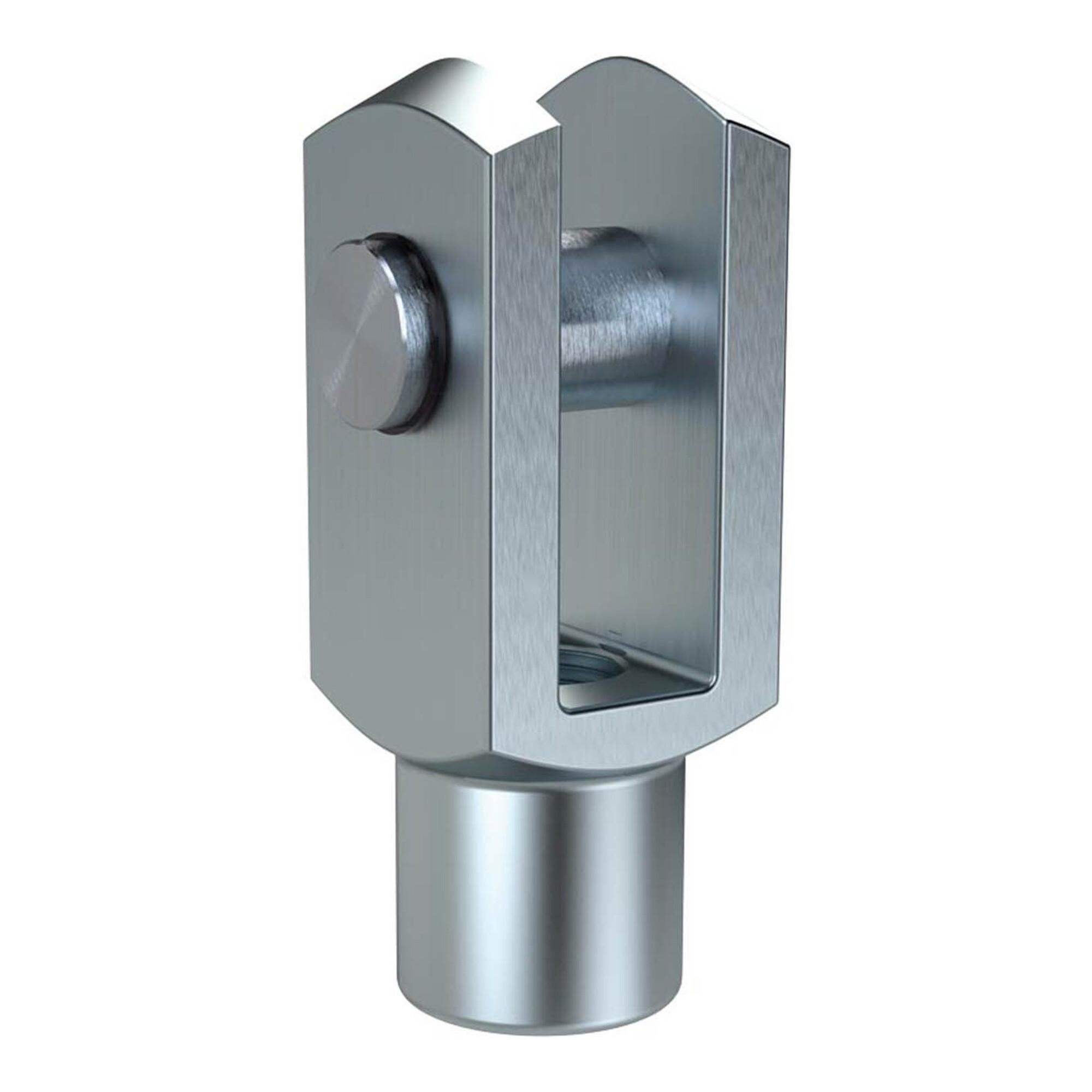 Riegler Gabelkopf AP2 ISO 8140, Bohrung 30, M27x2 (GAKAP2M27X2)