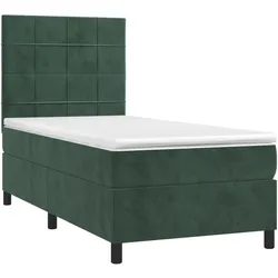 vidaXL, Boxspringbett, Almelville (Block mit Quadraten) (100 x 200 cm)