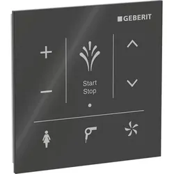 Geberit Wandbedienpanel, zu Geberit AquaClean Mera, Glas schwarz, 147038SJ1 147038SJ1