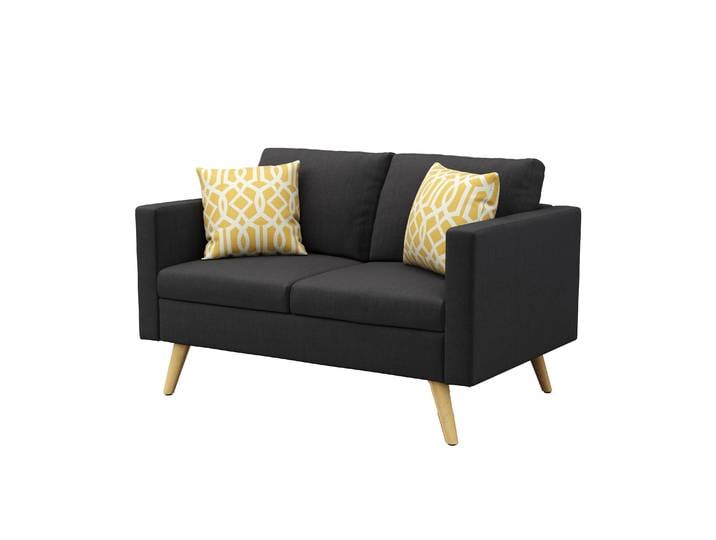 Sofa BLAIR 2-Sitzer schwarz
